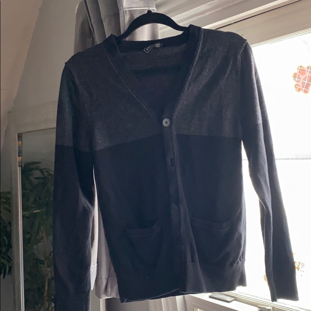 Fine-knit cotton cardigan